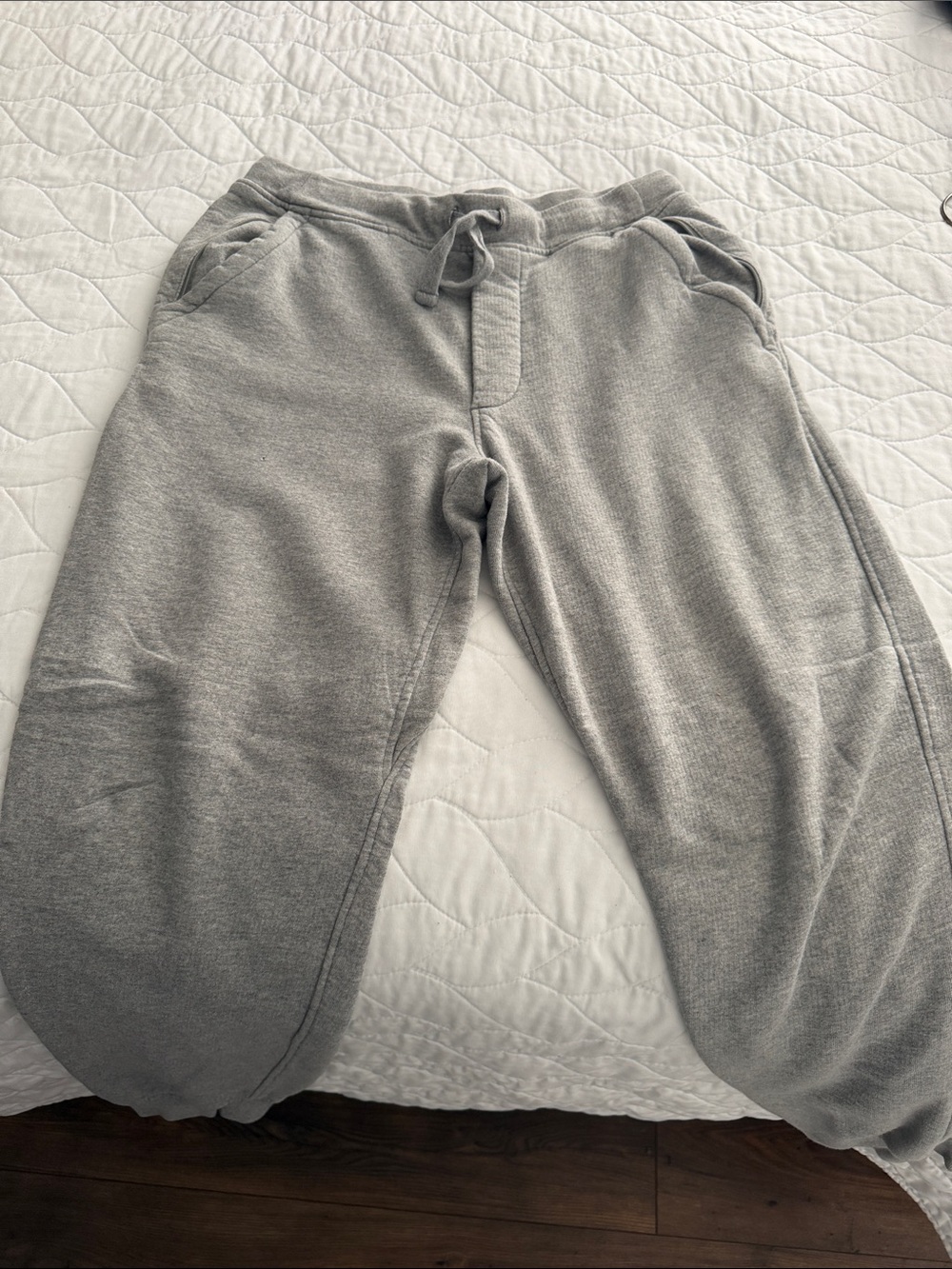 Patagonia Kids Light Gray Drawstring Sweatpants